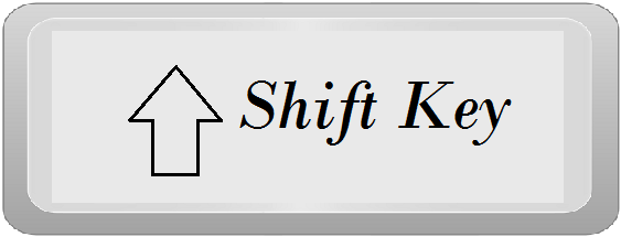 Computer shift key