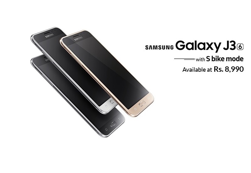 Samsung Galaxy J3 (8GB) with S Bike mode NFC Sticker