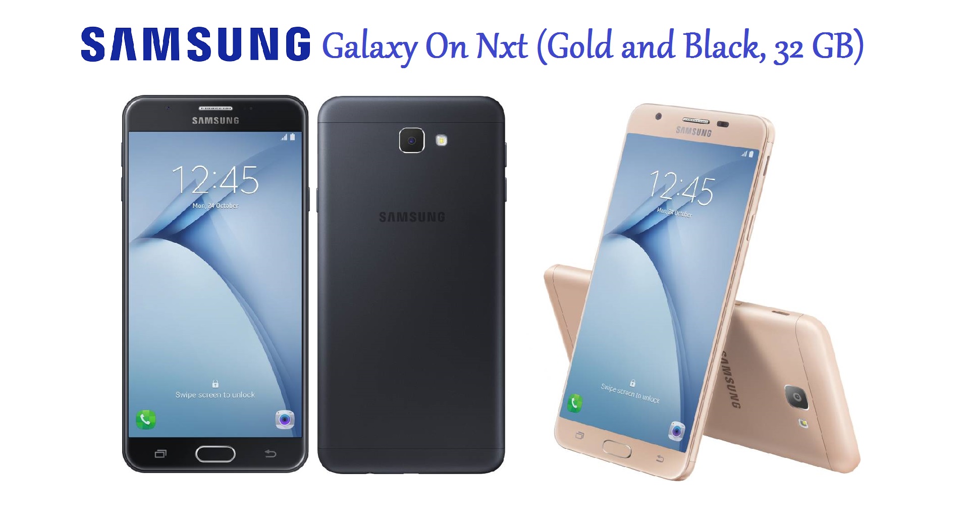 SAMSUNG Galaxy On Nxt (Gold and Black 32GB)