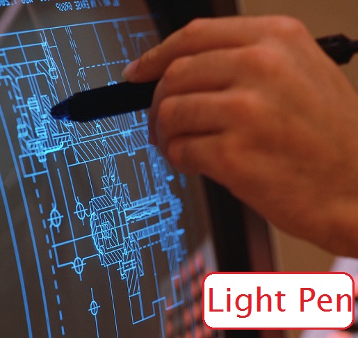 light pen input device ya output device