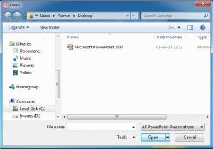 Powerpoint Dialog Box Open Microsoft PowerPoint 2007 | Microsoft PowerPoint Tutorial ...