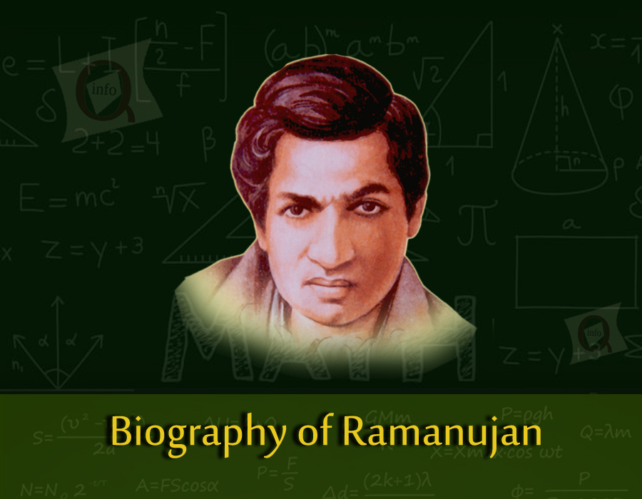 Biography of Srinivasa Ramanujan