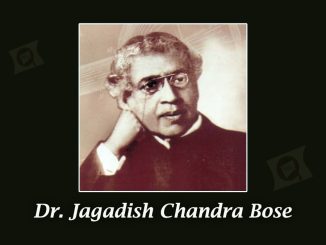 Dr. Jagadish Chandra Bose