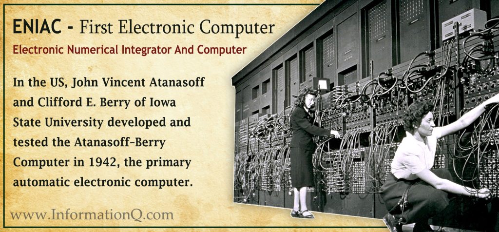Mechanical and electromechanical computers were soon replaced by electronic circuit computers, while digital calculation replaced analogue.