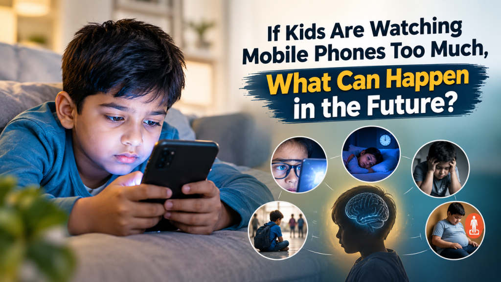 Kids and Mobile Phones Effects of Too Much Screen Time
