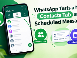 WhatsApp is working on a Contacts tab and message scheduling for Android beta users